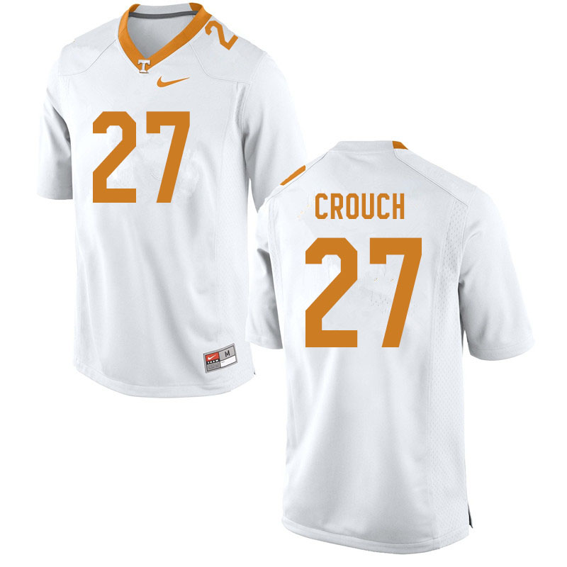 Men #27 Quavaris Crouch Tennessee Volunteers College Football Jerseys Sale-White